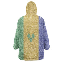 Saint Vincent and the Grenadines Vincy Mas Wearable Blanket Hoodie SVG Glitter Color Style - Wonder Print Shop