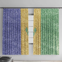 Saint Vincent and the Grenadines Vincy Mas Window Curtain SVG Glitter Color Style - Wonder Print Shop