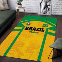 Rugby Brazil Area Rug Tupis Go Champions - Wonder Print Shop