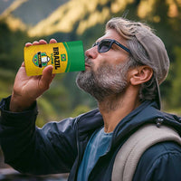 Custom Rugby Brazil 4 in 1 Can Cooler Tumbler Tupis Go Champions - Wonder Print Shop