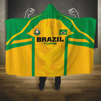 Rugby Brazil Hooded Blanket Tupis Go Champions - Wonder Print Shop
