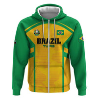 Custom Rugby Brazil Hoodie Tupis Go Champions - Wonder Print Shop