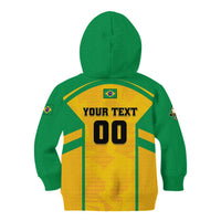 Custom Rugby Brazil Kid Hoodie Tupis Go Champions - Wonder Print Shop