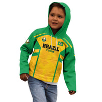 Custom Rugby Brazil Kid Hoodie Tupis Go Champions - Wonder Print Shop