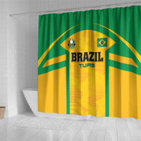 Rugby Brazil Shower Curtain Tupis Go Champions - Wonder Print Shop