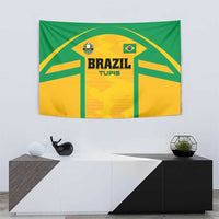 Rugby Brazil Tapestry Tupis Go Champions - Wonder Print Shop