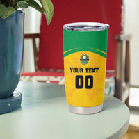 Custom Rugby Brazil Tumbler Cup Tupis Go Champions - Wonder Print Shop