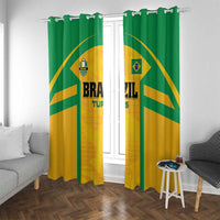 Rugby Brazil Window Curtain Tupis Go Champions - Wonder Print Shop