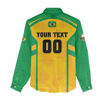 Custom Rugby Brazil Women Casual Shirt Tupis Go Champions - Wonder Print Shop
