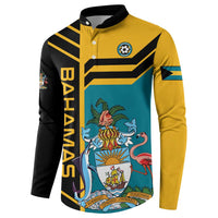 Custom Football The Bahamas Button Sweatshirt Go Bahamian Slayers - Wonder Print Shop