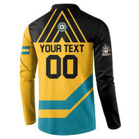 Custom Football The Bahamas Button Sweatshirt Go Bahamian Slayers - Wonder Print Shop