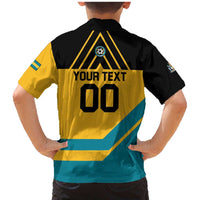 Custom Football The Bahamas Family Matching Mermaid Dress and Hawaiian Shirt Go Bahamian Slayers - Wonder Print Shop