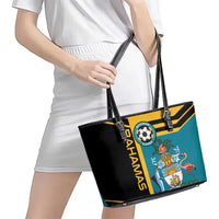 Football The Bahamas Leather Tote Bag Go Bahamian Slayers - Wonder Print Shop