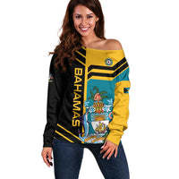 Custom Football The Bahamas Off Shoulder Sweater Go Bahamian Slayers - Wonder Print Shop