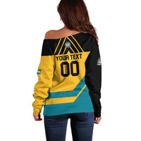 Custom Football The Bahamas Off Shoulder Sweater Go Bahamian Slayers - Wonder Print Shop