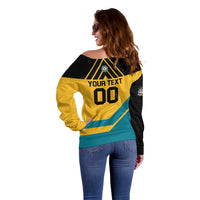 Custom Football The Bahamas Off Shoulder Sweater Go Bahamian Slayers - Wonder Print Shop
