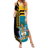 Custom Football The Bahamas Summer Maxi Dress Go Bahamian Slayers - Wonder Print Shop
