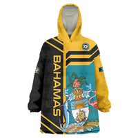 Custom Football The Bahamas Wearable Blanket Hoodie Go Bahamian Slayers - Wonder Print Shop