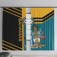 Football The Bahamas Window Curtain Go Bahamian Slayers - Wonder Print Shop