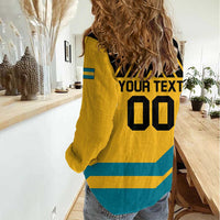 Custom Football The Bahamas Women Casual Shirt Go Bahamian Slayers - Wonder Print Shop