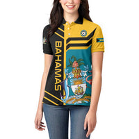 Custom Football The Bahamas Women Polo Shirt Go Bahamian Slayers - Wonder Print Shop