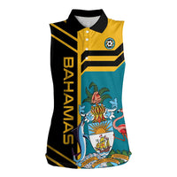 Custom Football The Bahamas Women Sleeveless Polo Shirt Go Bahamian Slayers - Wonder Print Shop