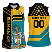 Custom Football The Bahamas Women Sleeveless Polo Shirt Go Bahamian Slayers - Wonder Print Shop