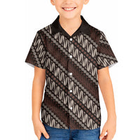Yogyakarta Parang Batik Motifs Hawaiian Shirt Indonesian Traditional Pattern