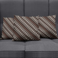 Yogyakarta Parang Batik Motifs Pillow Cover Indonesian Traditional Pattern