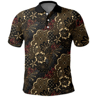 Batik Sekar Jagad Polo Shirt Indonesian Traditional Pattern