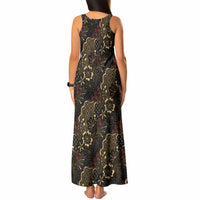 Batik Sekar Jagad Tank Maxi Dress Indonesian Traditional Pattern