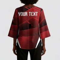 Custom Egypt 2026 World Football Kimono Sleeve Blouse Yalla Masr The Pharaohs
