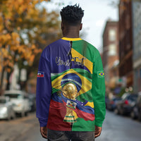 Personalized Brazil Haiti 2026 World Football Long Sleeve Shirt Come On Boys