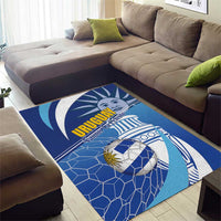 Uruguay 2024 Football Champions Area Rug Vamos La Celeste - Wonder Print Shop