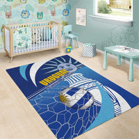 Uruguay 2024 Football Champions Area Rug Vamos La Celeste - Wonder Print Shop