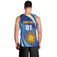 Uruguay 2024 Football Champions Men Tank Top Vamos La Celeste - Wonder Print Shop