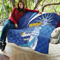 Uruguay 2024 Football Champions Quilt Vamos La Celeste - Wonder Print Shop
