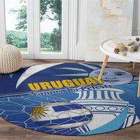 Uruguay 2024 Football Champions Round Carpet Vamos La Celeste