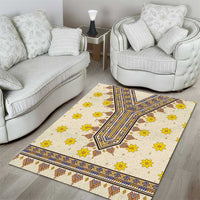Enkutatash Dashiki Adey Abeba Pattern Area Rug - Wonder Print Shop