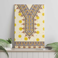 Enkutatash Dashiki Adey Abeba Pattern Canvas Wall Art - Wonder Print Shop