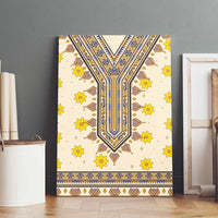 Enkutatash Dashiki Adey Abeba Pattern Canvas Wall Art - Wonder Print Shop