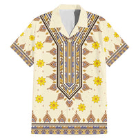 Enkutatash Dashiki Adey Abeba Pattern Family Matching Mermaid Dress and Hawaiian Shirt - Wonder Print Shop