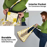 Enkutatash Dashiki Adey Abeba Pattern Grocery Bag