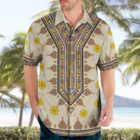 Enkutatash Dashiki Adey Abeba Pattern Hawaiian Shirt - Wonder Print Shop