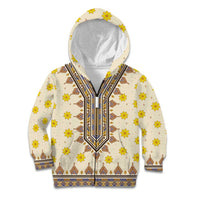 Enkutatash Dashiki Adey Abeba Pattern Kid Hoodie - Wonder Print Shop