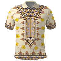 Enkutatash Dashiki Adey Abeba Pattern Polo Shirt - Wonder Print Shop