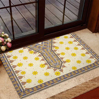 Enkutatash Dashiki Adey Abeba Pattern Rubber Doormat - Wonder Print Shop