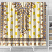 Enkutatash Dashiki Adey Abeba Pattern Shower Curtain