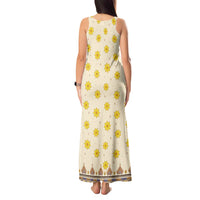 Enkutatash Dashiki Adey Abeba Pattern Tank Maxi Dress - Wonder Print Shop