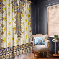 Enkutatash Dashiki Adey Abeba Pattern Window Curtain - Wonder Print Shop